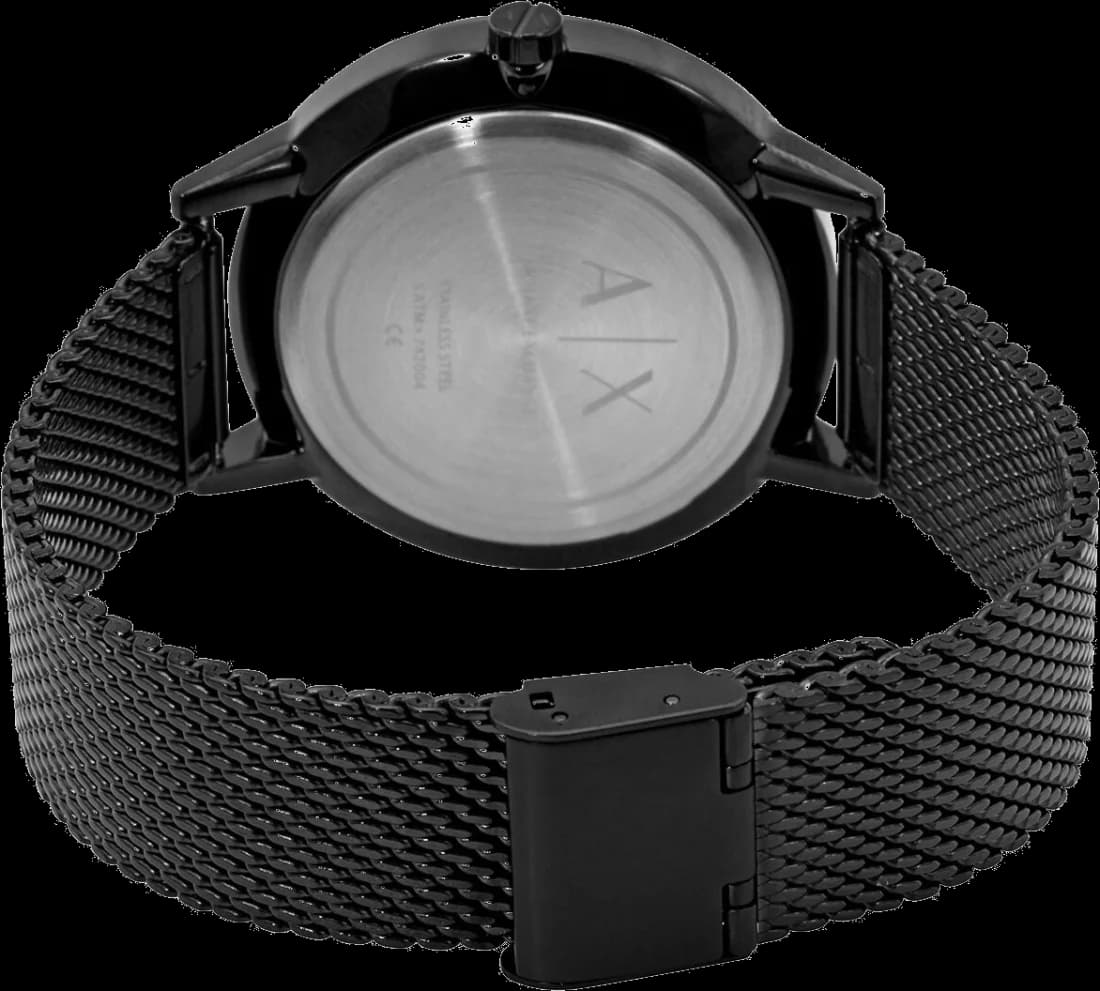 Armani Exchange AX2716 Black Milanese Mesh Watch vue 5