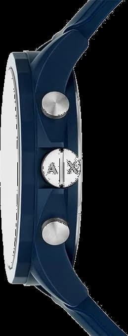 Armani Exchange AX7128 Blue Silicone Strap Men's Watch vue 4