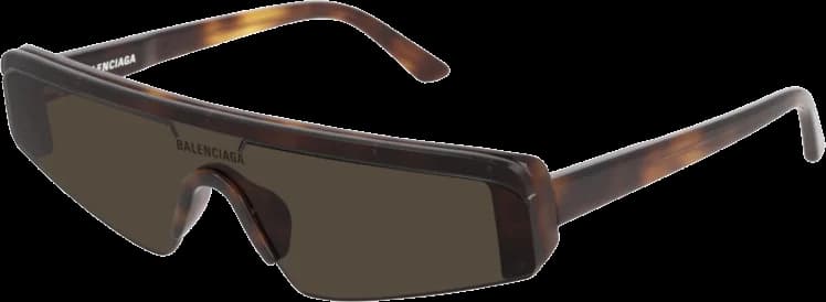 Balenciaga Eyewear Extreme BB0003S Semi-Rimmed Mask Sunglasses
