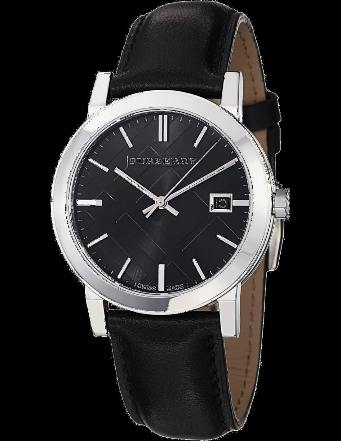 Burberry BU9009 vue de côté, bracelet cuir