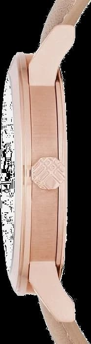 Montre Burberry The City BU9012 Bracelet cuir blanc vue 3