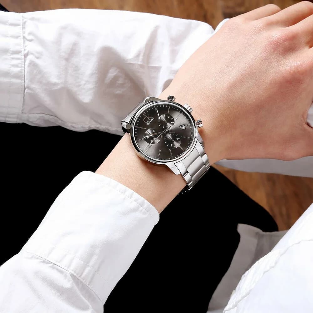 Calvin Klein K2G27143 Chronograph Sport Stainless Steel Watch vue 4