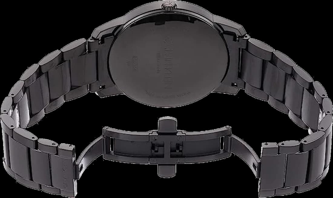 Calvin Klein K2G2G4B1 Stainless Steel Black Dial Watch vue 4