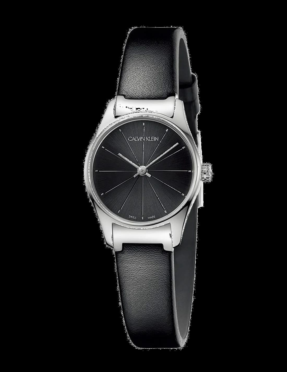 Calvin Klein K4D231CY vue de côté, bracelet cuir