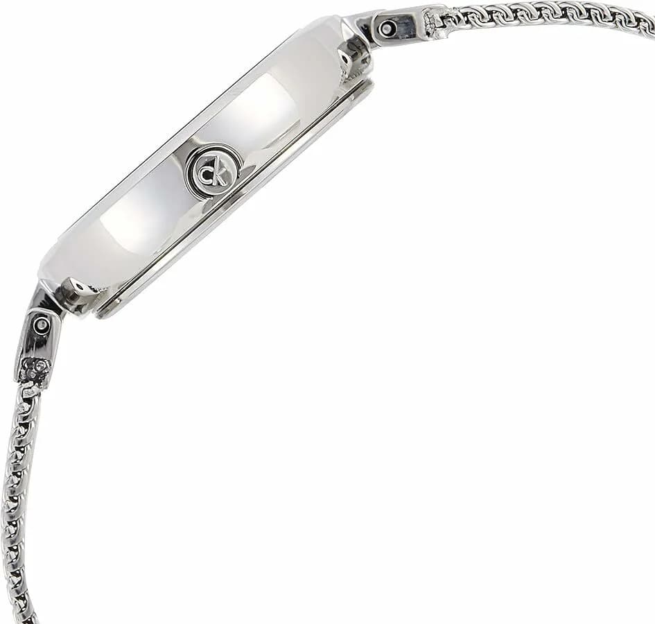 Calvin Klein K8G23126 côté fond de boîtier argent