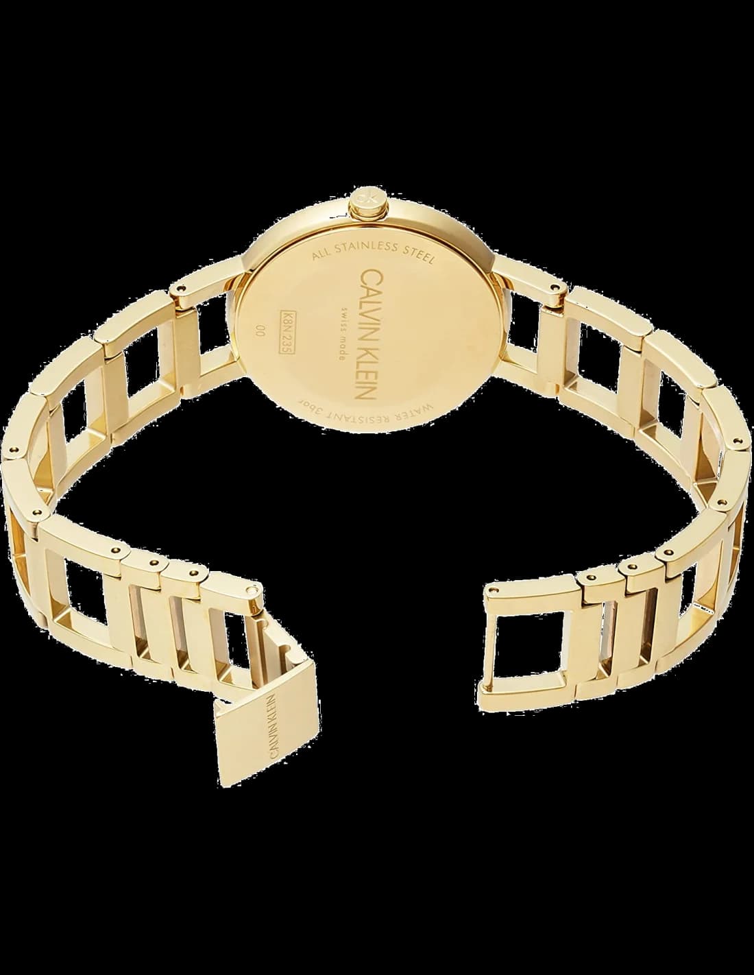 Calvin Klein K8N23546 côté fond de boîtier or