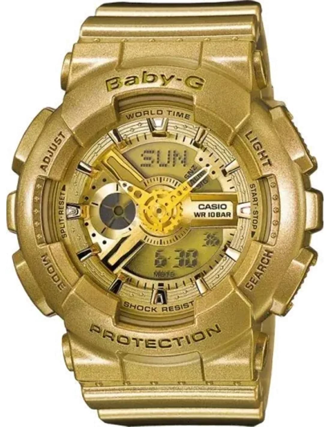 Montre Casio Baby-G BA-111-9AER Or vue 2