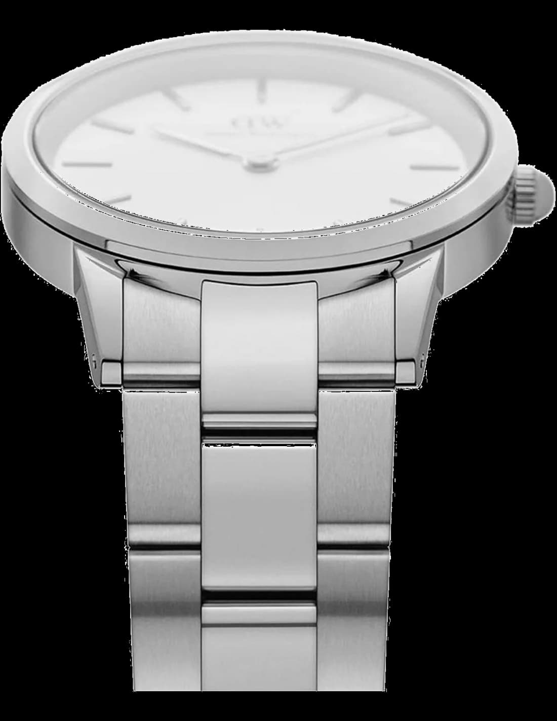 Daniel Wellington DW00100203 côté fond de boîtier argent