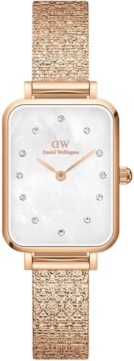 Daniel Wellington DW00100578 montre femme, cadran blanc, bracelet acier