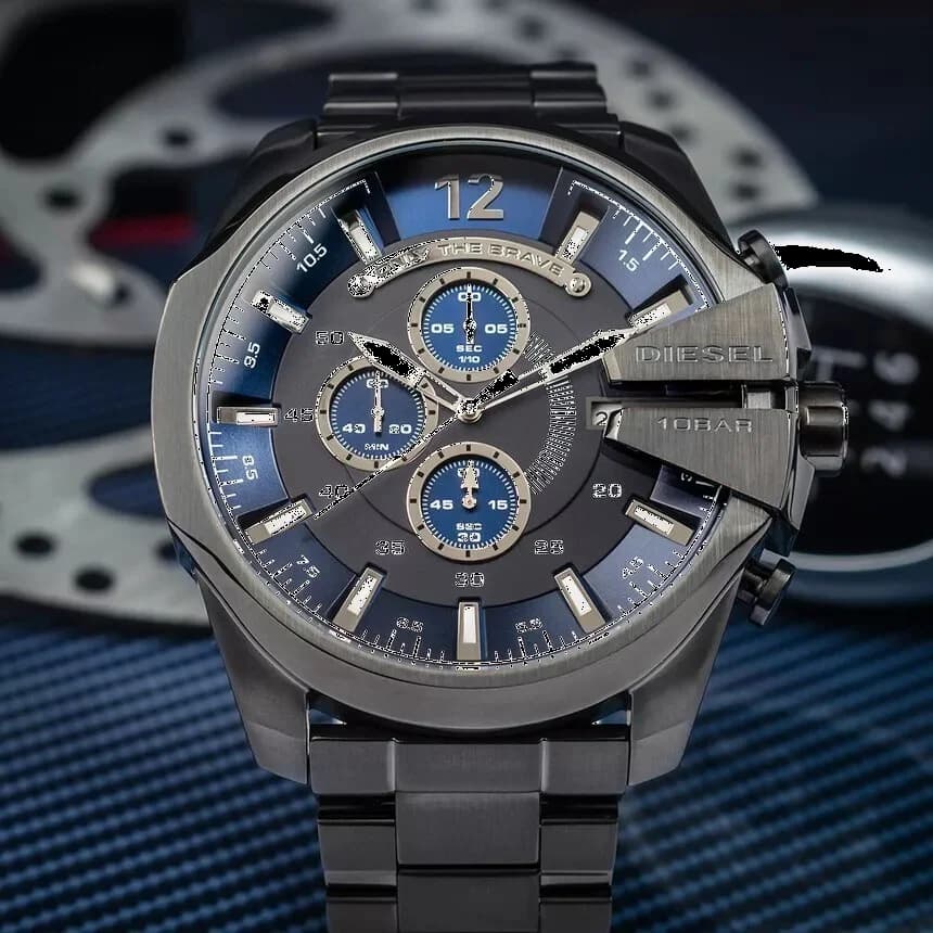 Diesel DZ4329 Anthracite Stainless Steel Watch vue 6