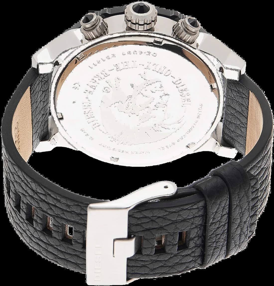 Montre Diesel DZ4331 Double Down 2.0 Noire à grands index vue 4