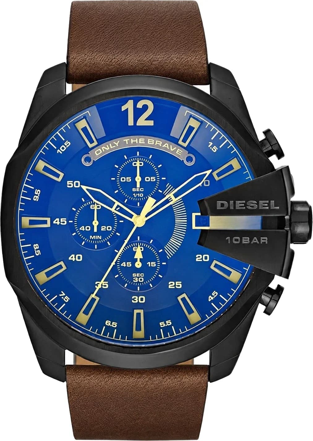 Montre Diesel DZ4401 homme cadran noir bracelet cuir