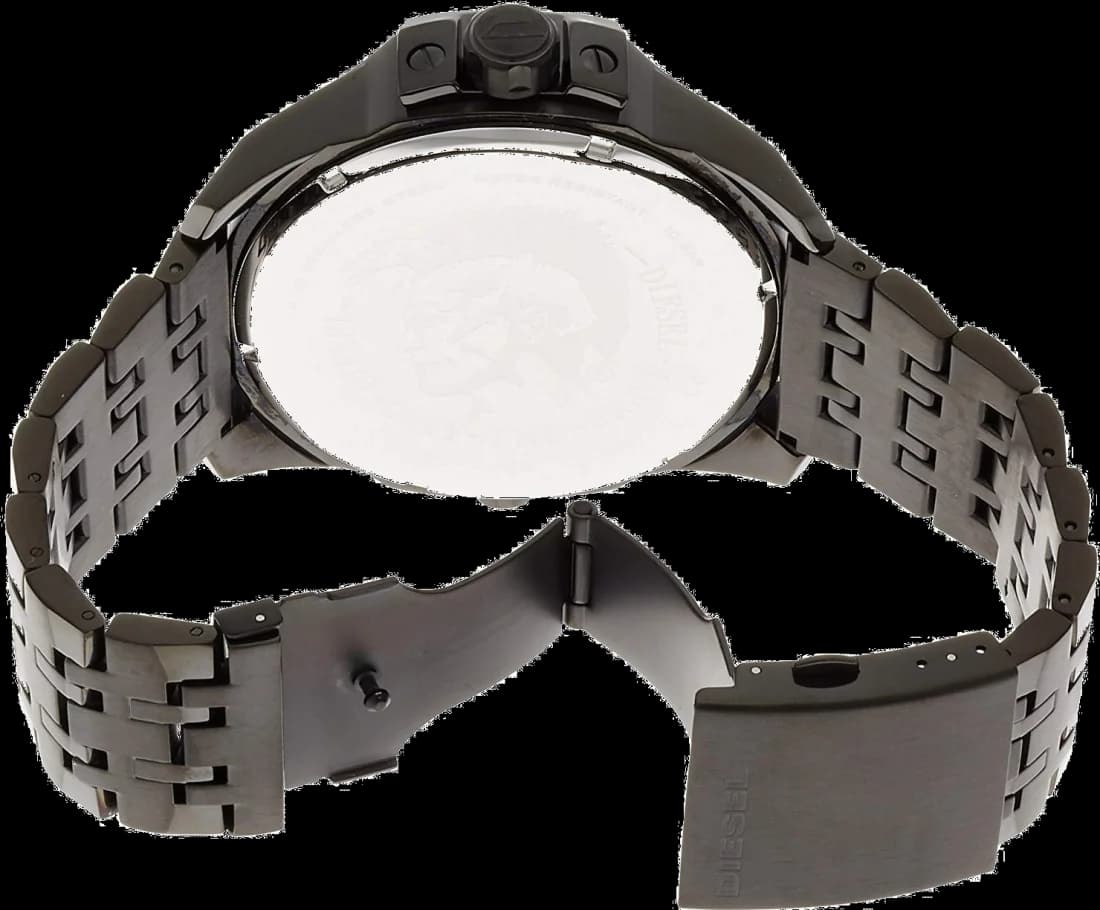 Montre Diesel Uber Chief DZ7373 Bracelet Acier Noir vue 3