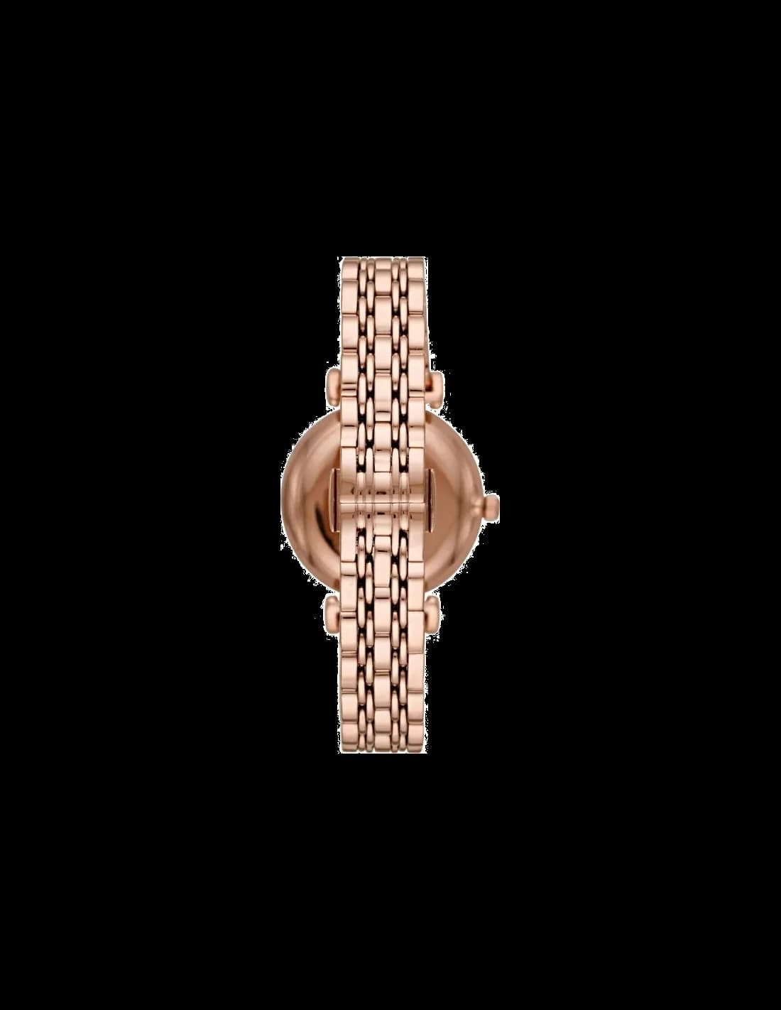 Emporio Armani AR11244 côté fond de boîtier or rose