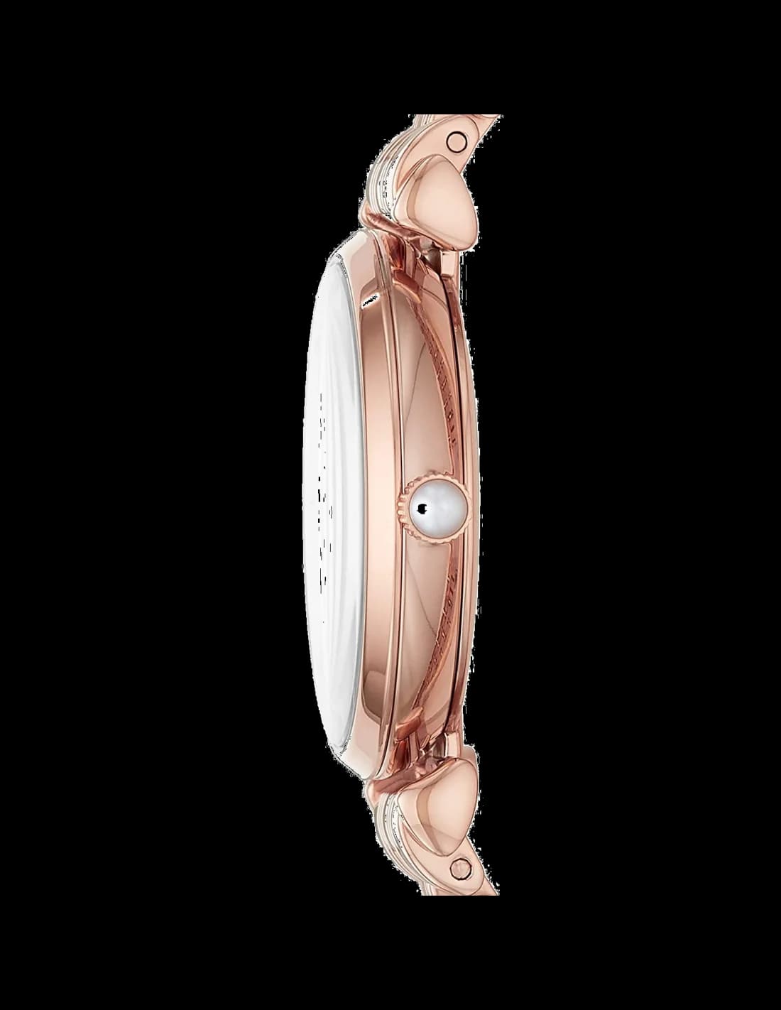 Gros plan sur le cadran blanc de la Emporio Armani AR11267