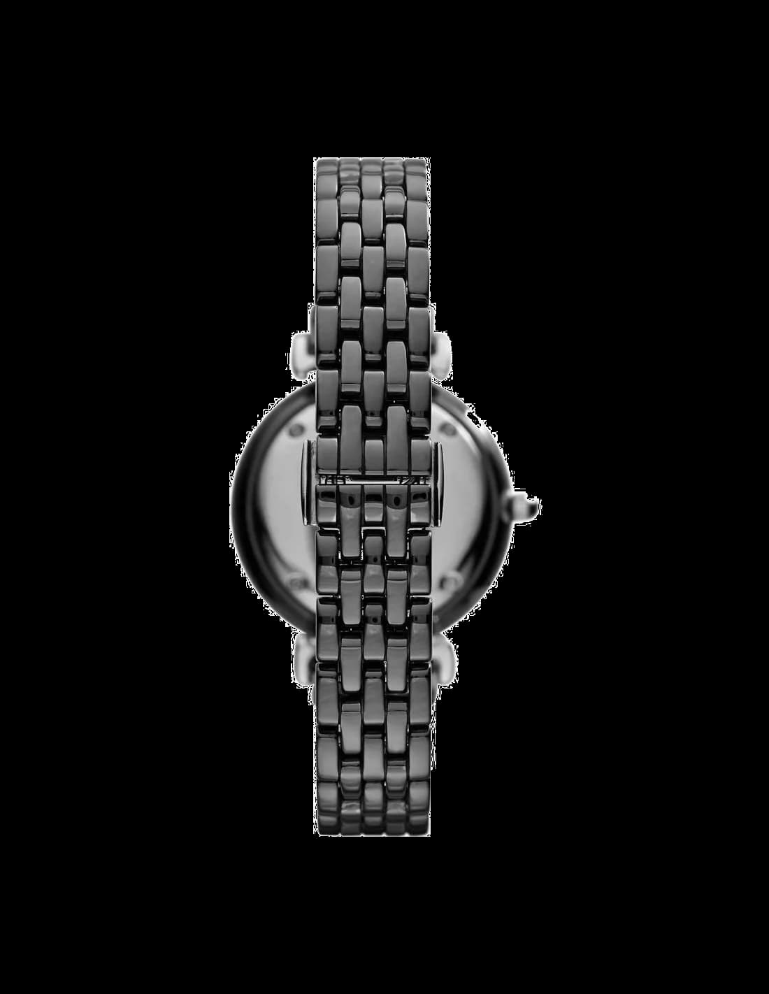 Emporio Armani AR1487 Black Ceramic Fine Link Women's Watch vue 4