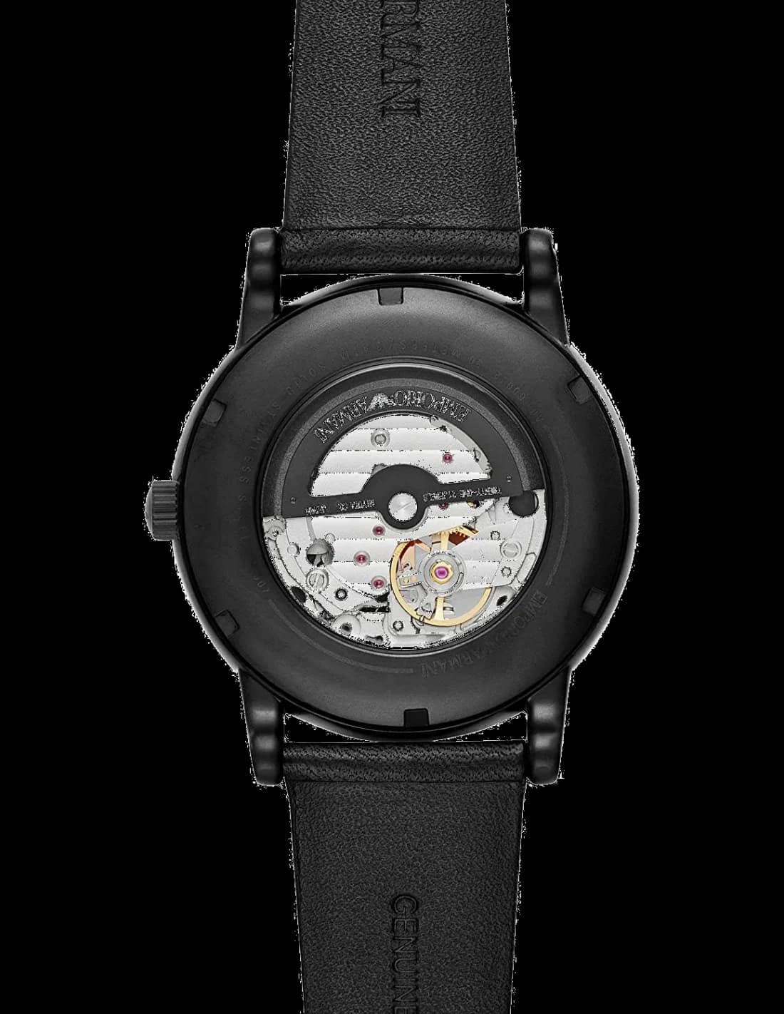 Montre Emporio Armani AR60012 homme détail cadran noir