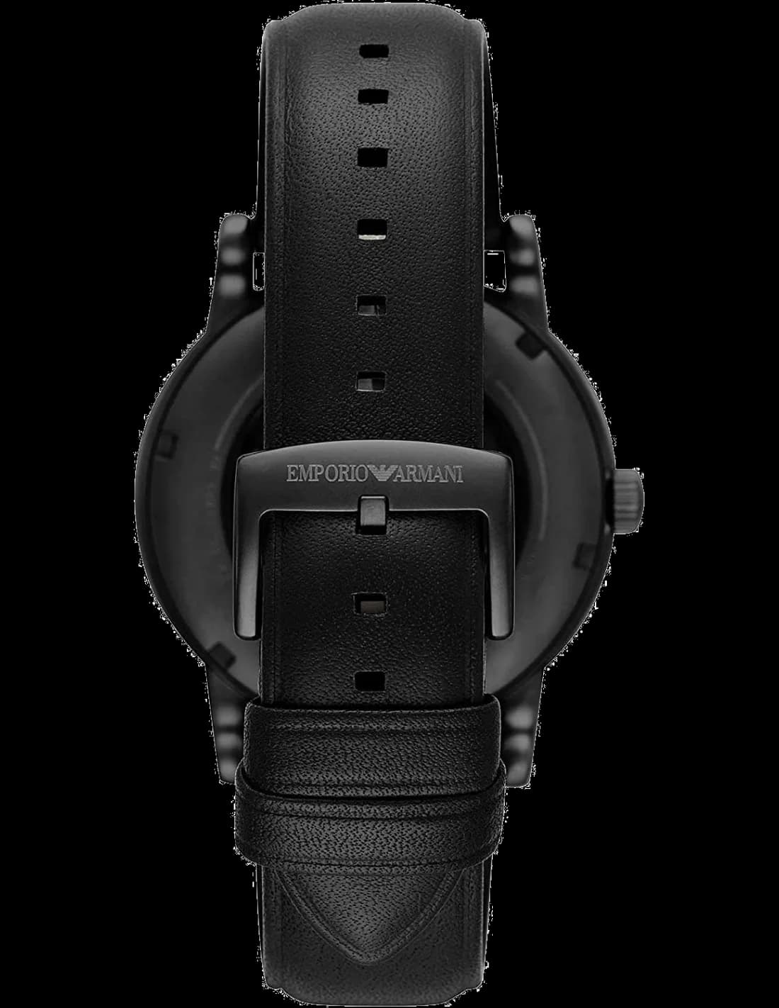 Montre Emporio Armani AR60012 homme verso boîtier noir