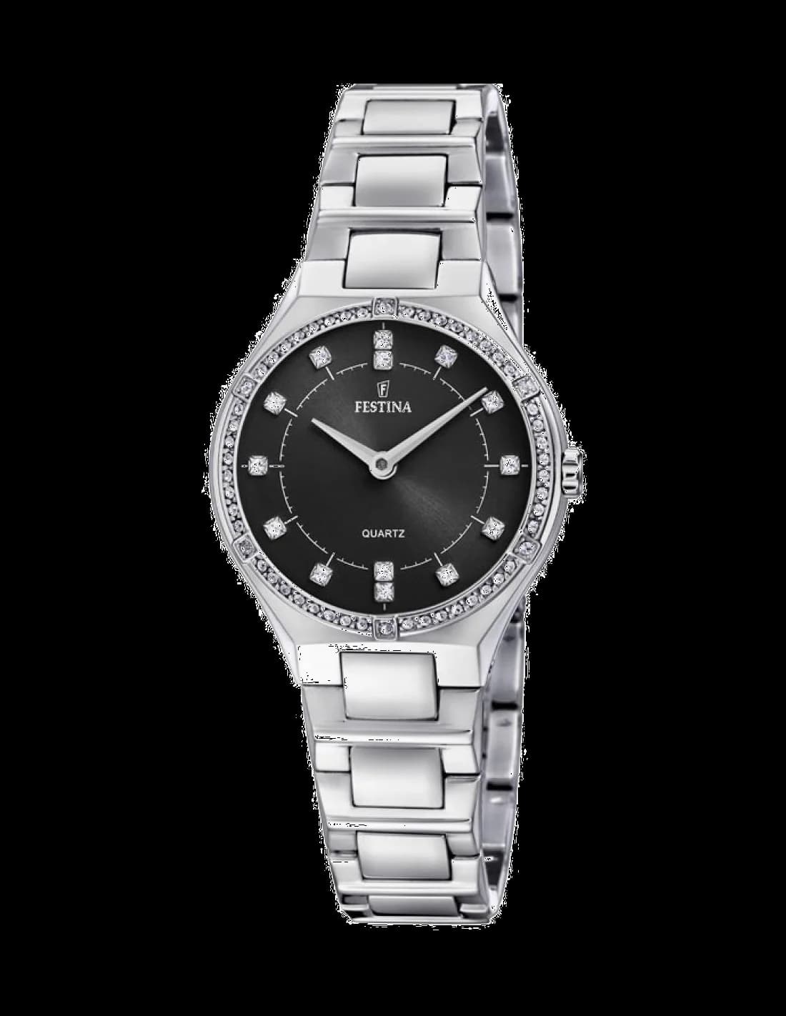 Festina F20225/2 Slim Silver Steel and Milanese Mesh Women's Watch vue 2