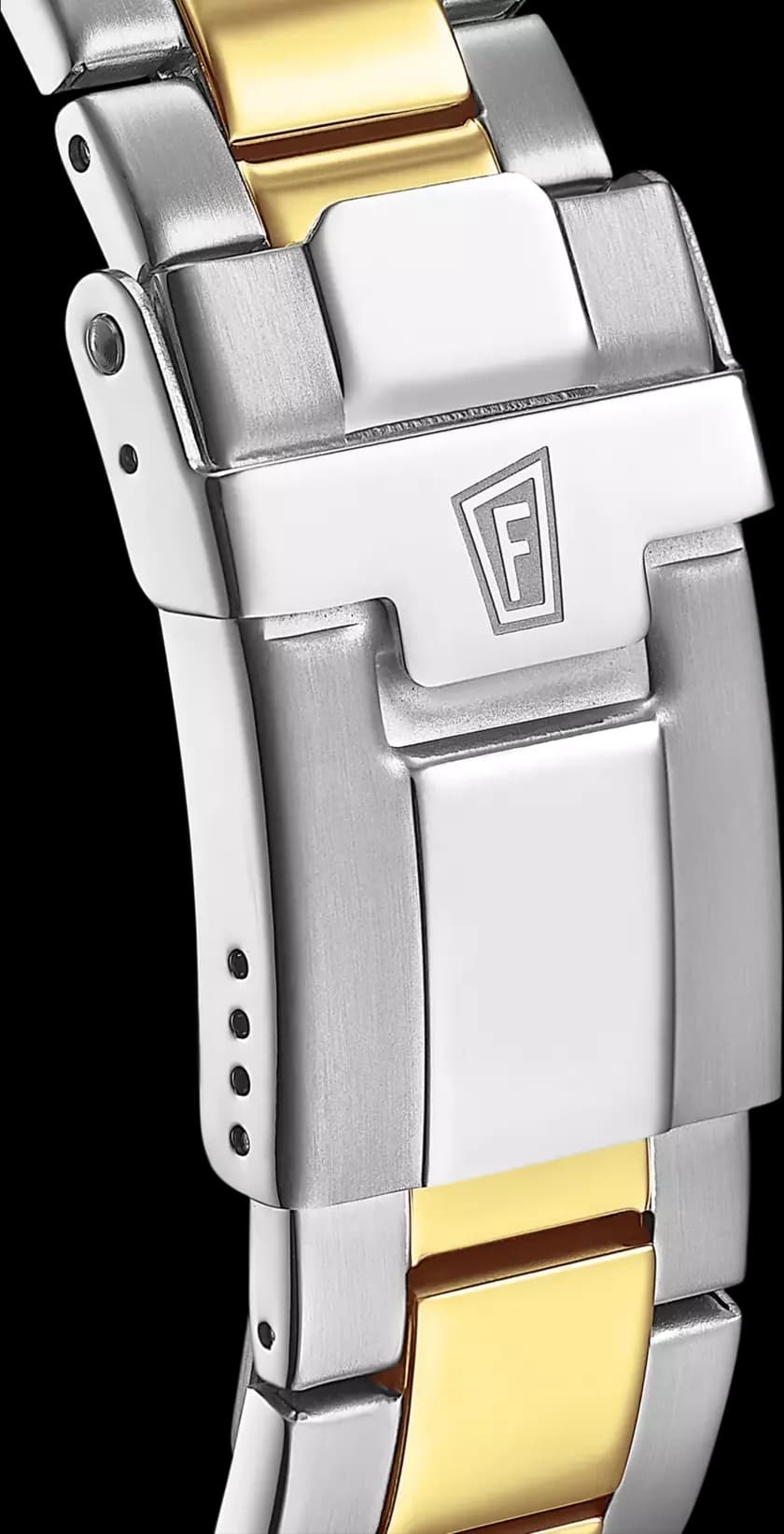 Festina F20362/3 Two-Tone Steel Watch with Green Dial vue 3