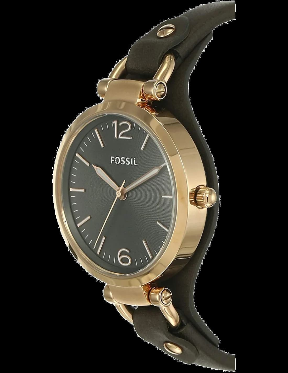 Montre Fossil ES3077 femme détail cadran gris
