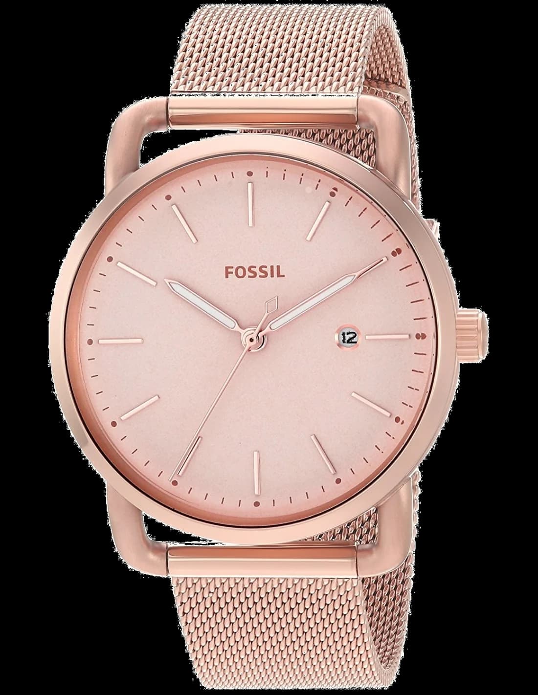 Fossil ES4333 vue de côté, bracelet acier