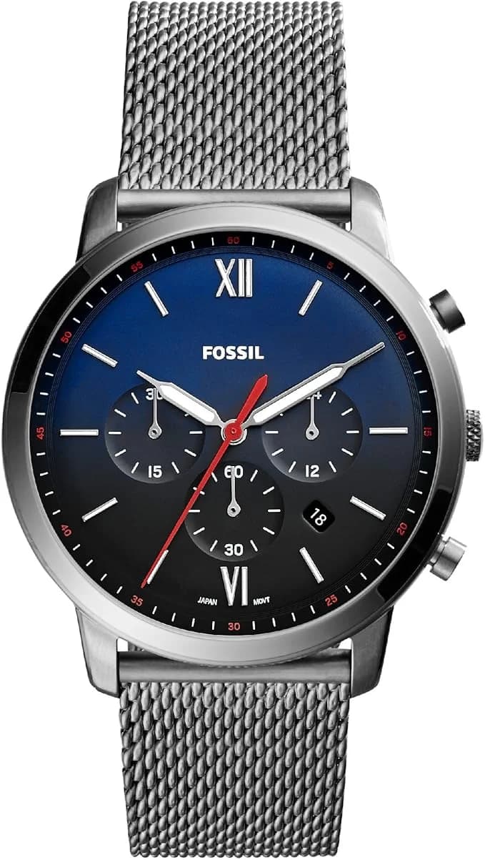 Montre Fossil FS5383 homme cadran bicolore bracelet acier