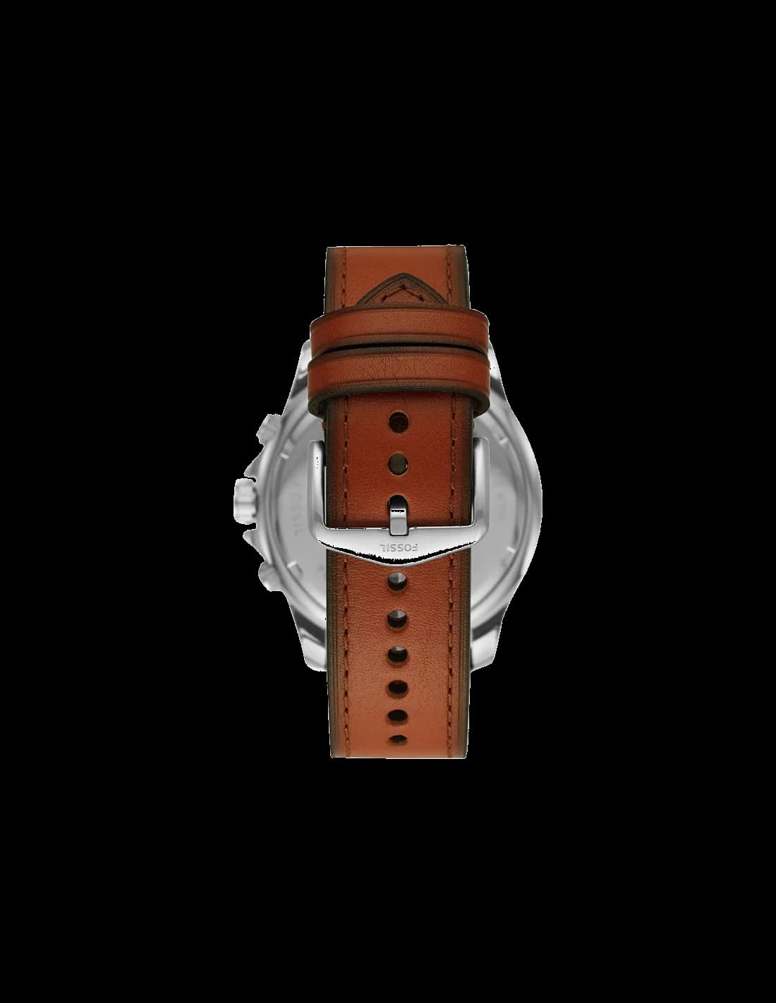 Montre Fossil FS5734 Chronographe avec Cadran Vert et Bracelet Cuir Marron vue 3