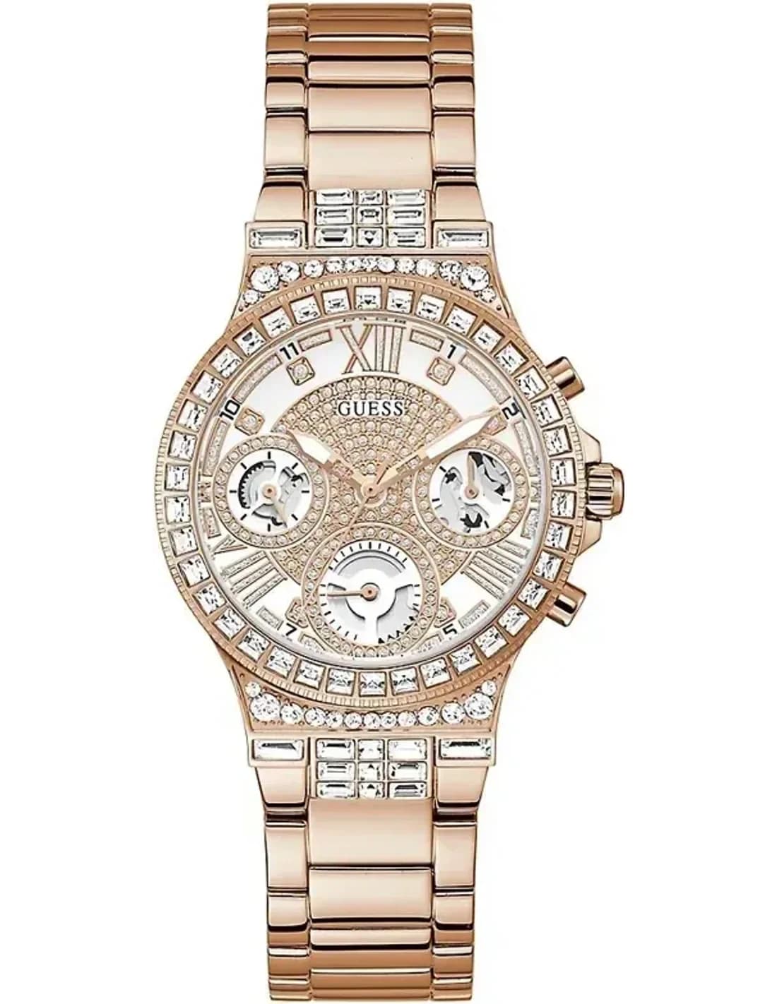 Guess GW0320L3 vue de côté, bracelet acier