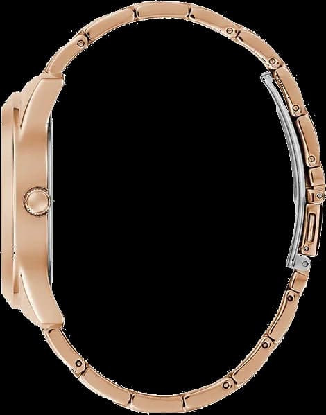 Gros plan sur le cadran rose de la Guess GW0320L6