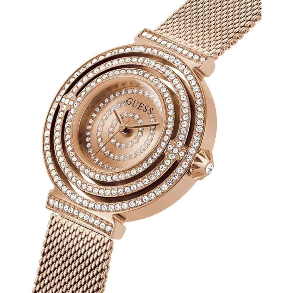 Guess GW0550L3 vue de côté, bracelet acier