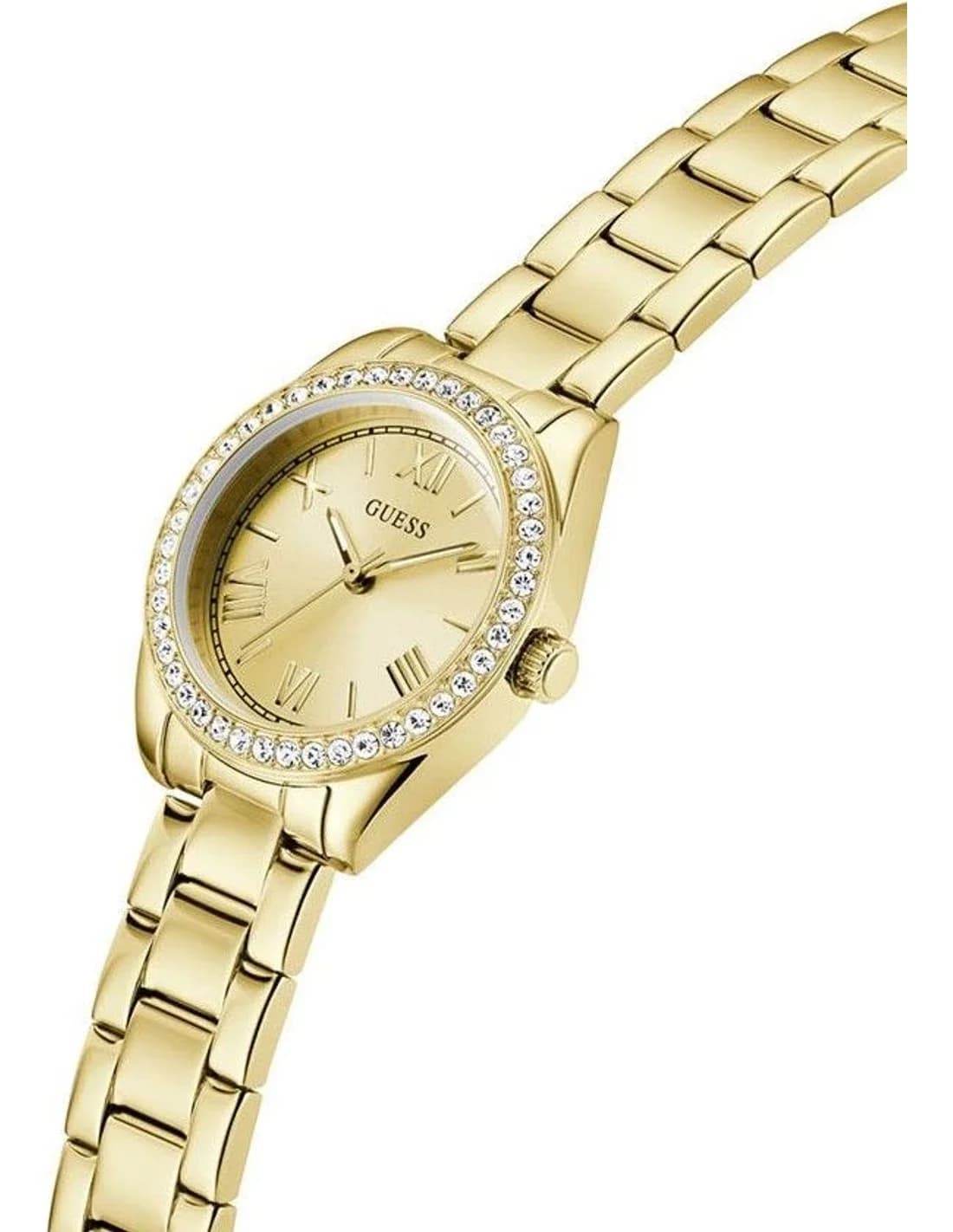 Guess GW0841L7 vue de côté, bracelet acier
