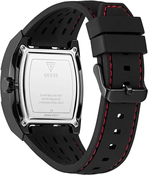 Montre Guess GW0857G1 homme détail cadran noir