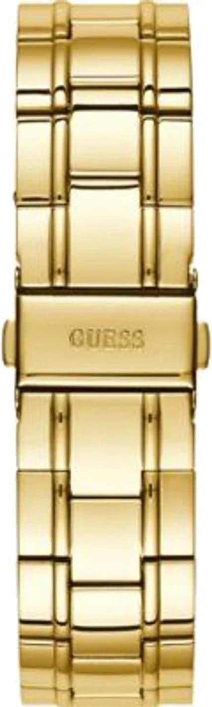 Gros plan sur le cadran or de la Guess GW1097L2