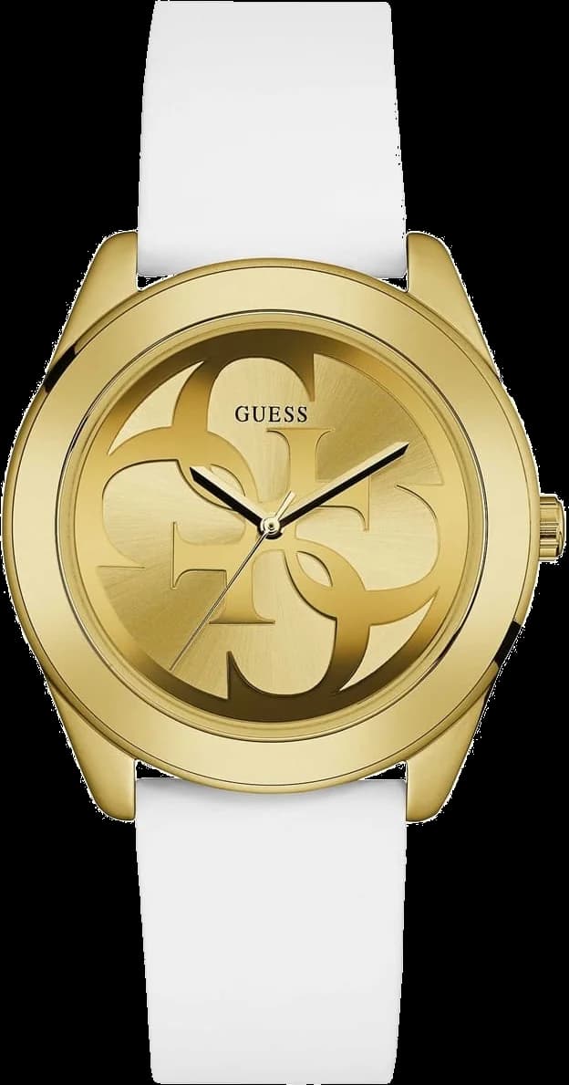 Guess W0911L7 vue de côté, bracelet silicone