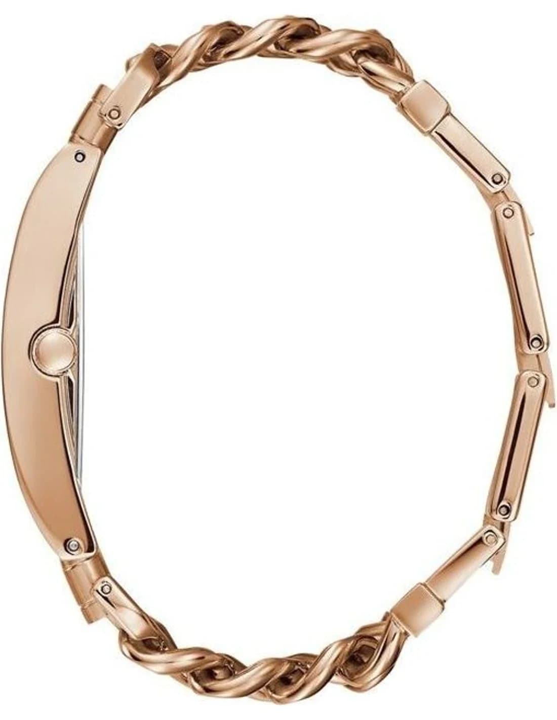 Guess W1275L3 vue de côté, bracelet acier