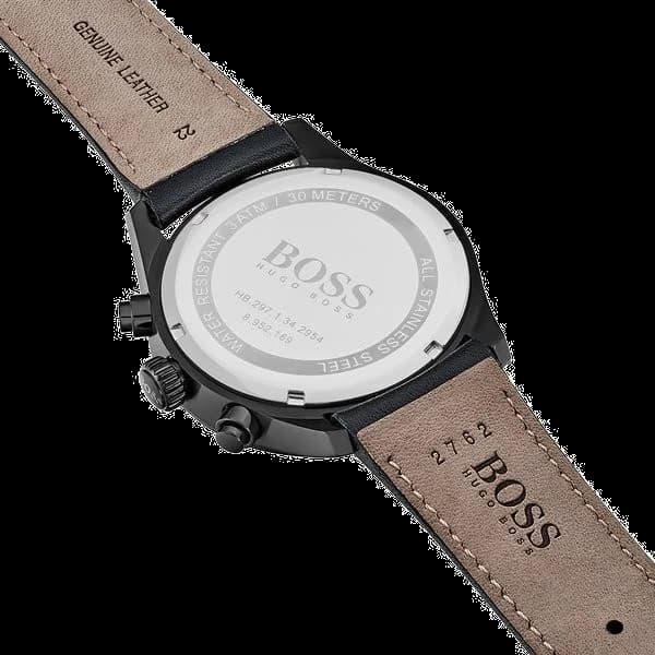 Hugo Boss 1513474 côté fond de boîtier noir