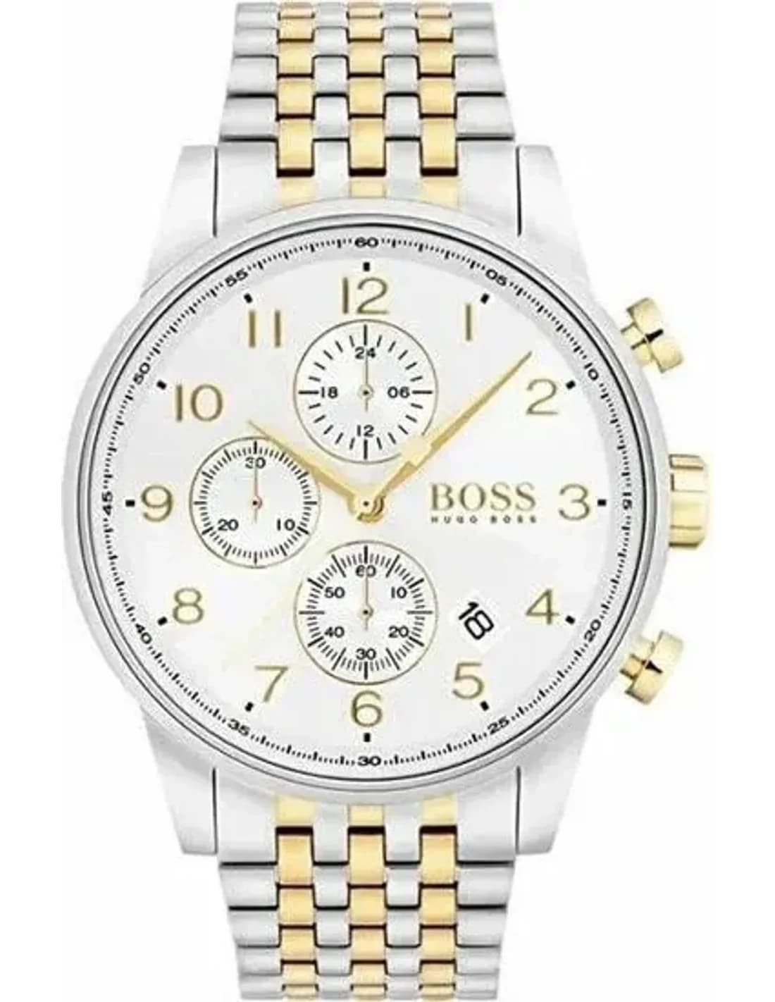Hugo Boss 1513499 vue de côté, bracelet acier