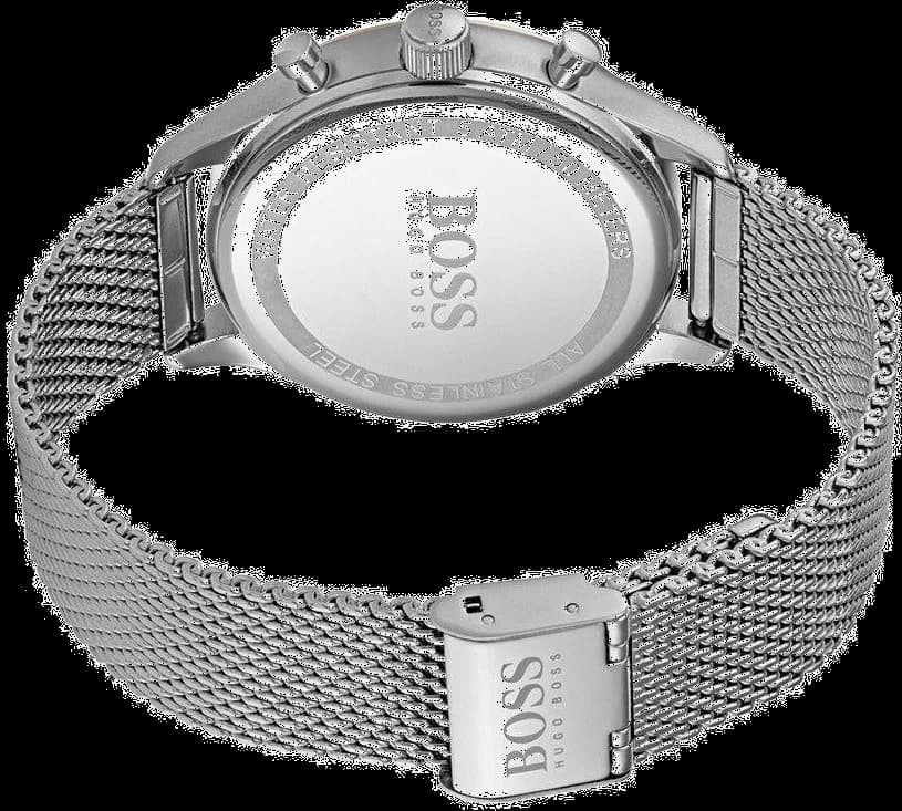 Hugo Boss 1513549 côté fond de boîtier argent