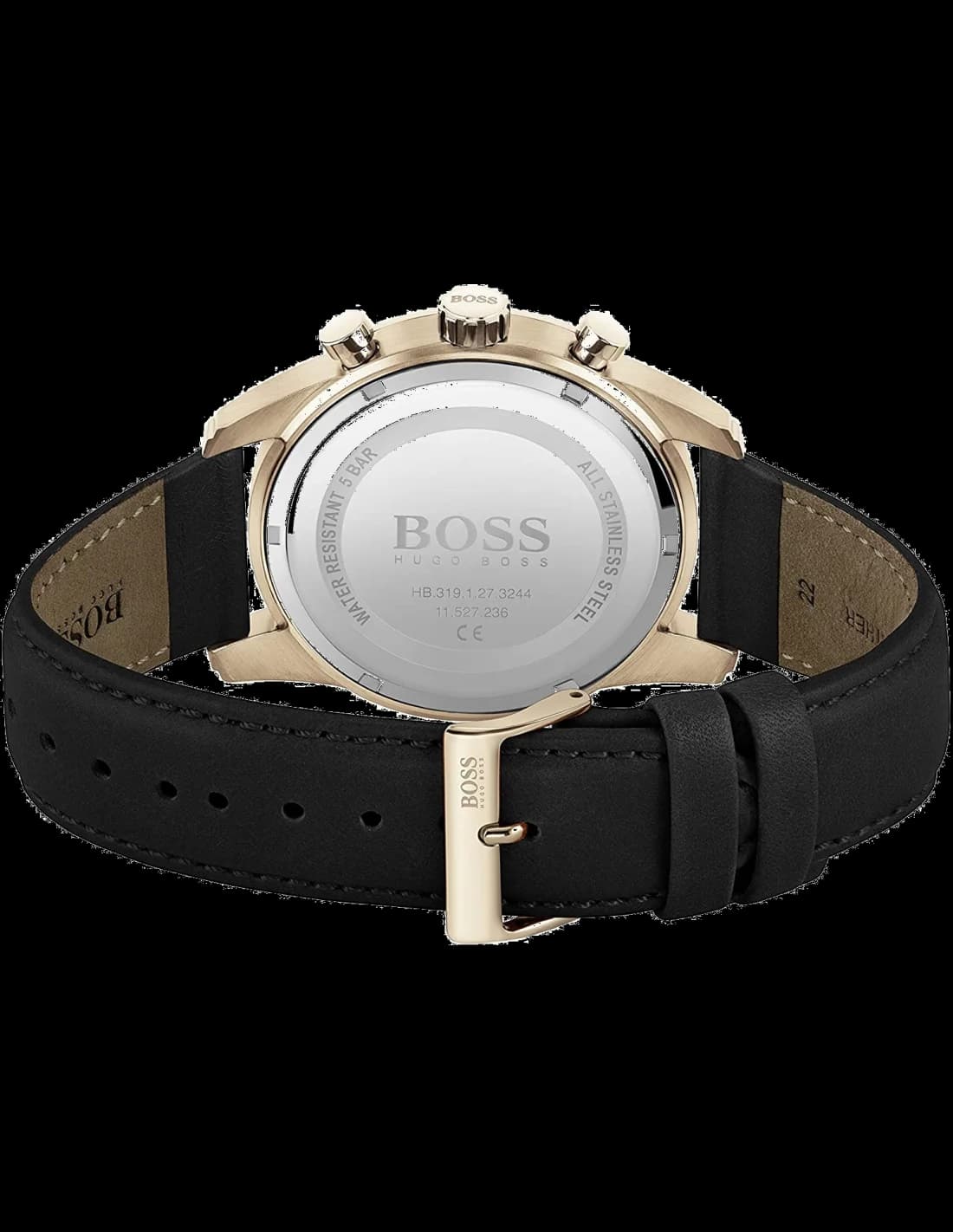 Hugo Boss 1513783 côté fond de boîtier or