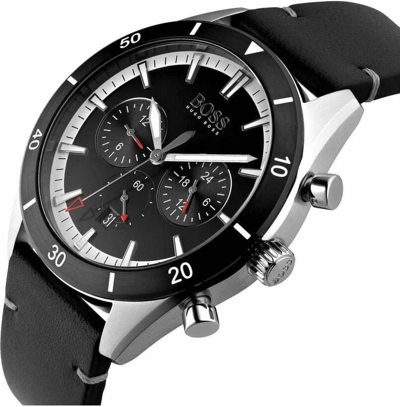 Hugo Boss 1513864 côté fond de boîtier argent