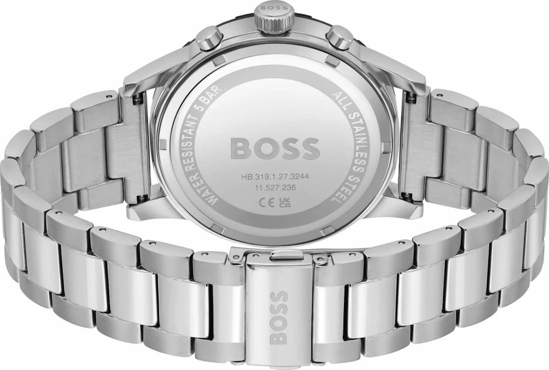 Montre Hugo Boss 1514032 Solgrade en Acier Inoxydable et Cadran Noir vue 4