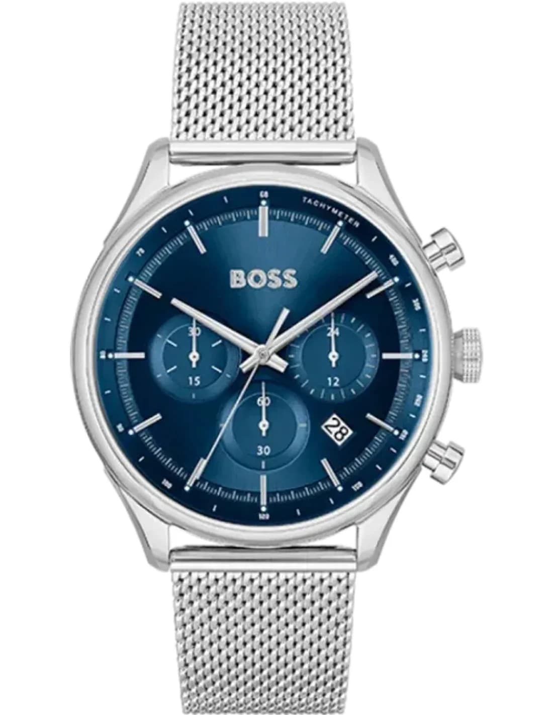 Hugo Boss 1514052 vue de côté, bracelet acier