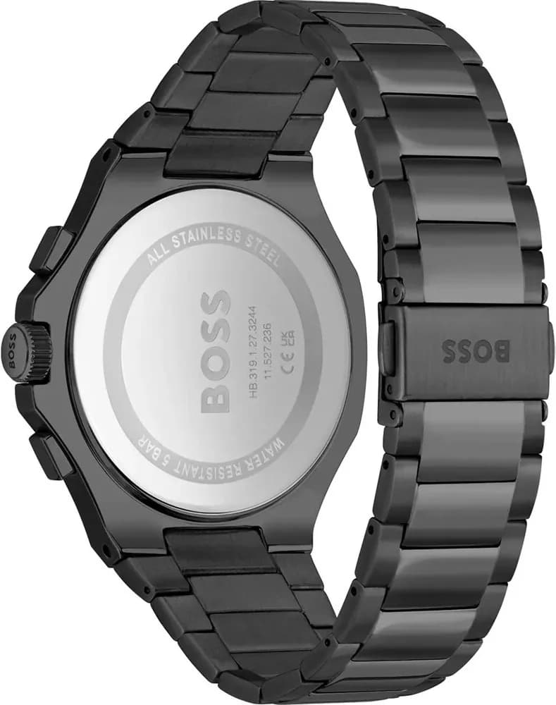 Hugo Boss 1514088 côté fond de boîtier noir