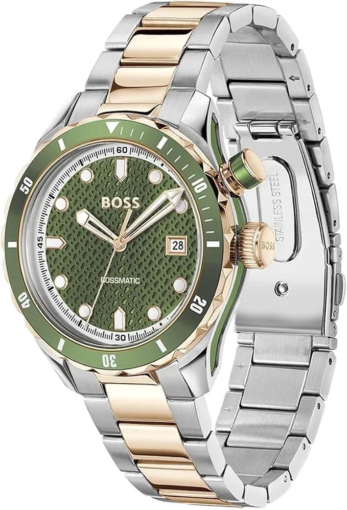 Hugo Boss 1514181 vue de côté, bracelet acier