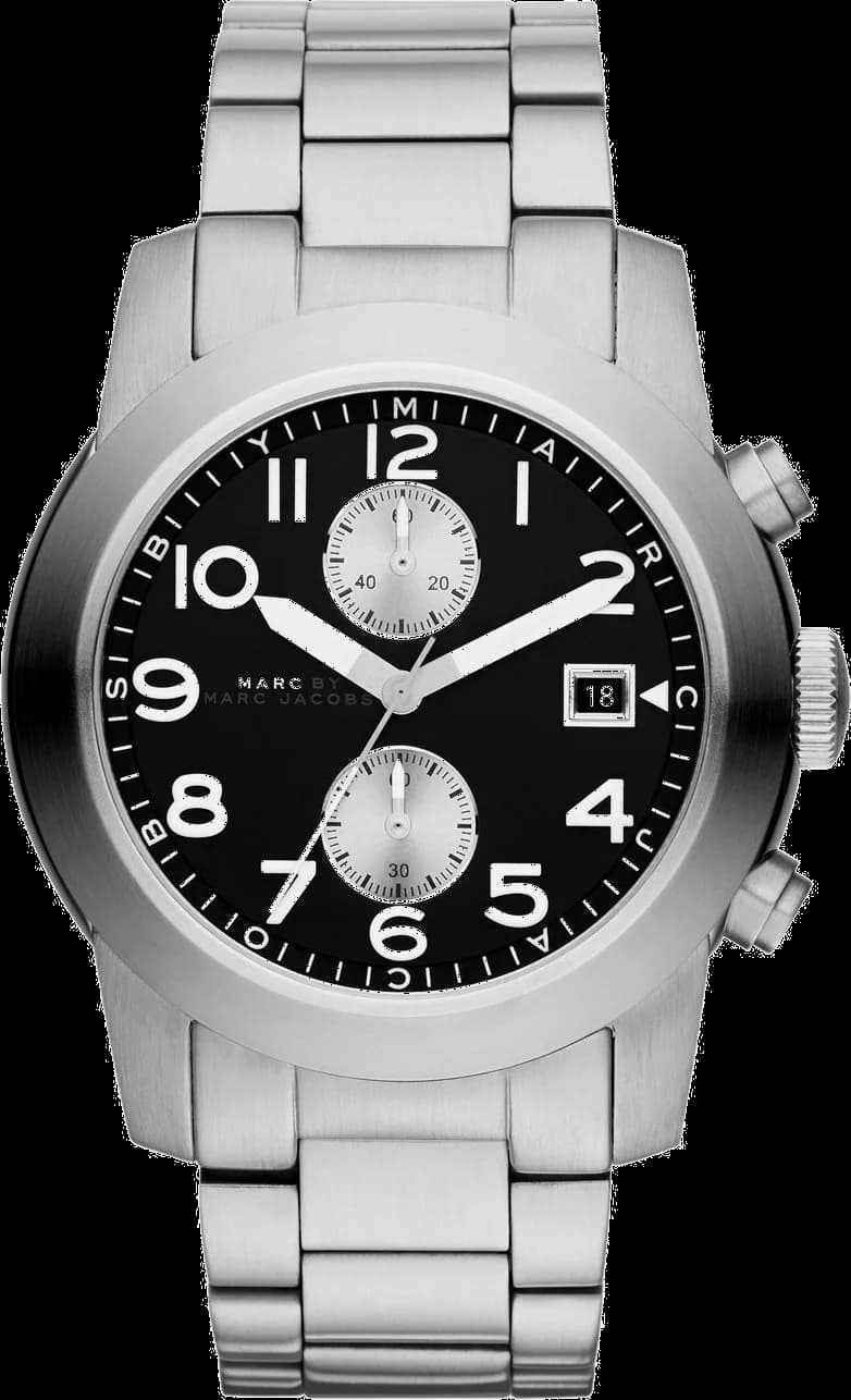 Marc Jacobs MBM5050 vue de côté, bracelet acier