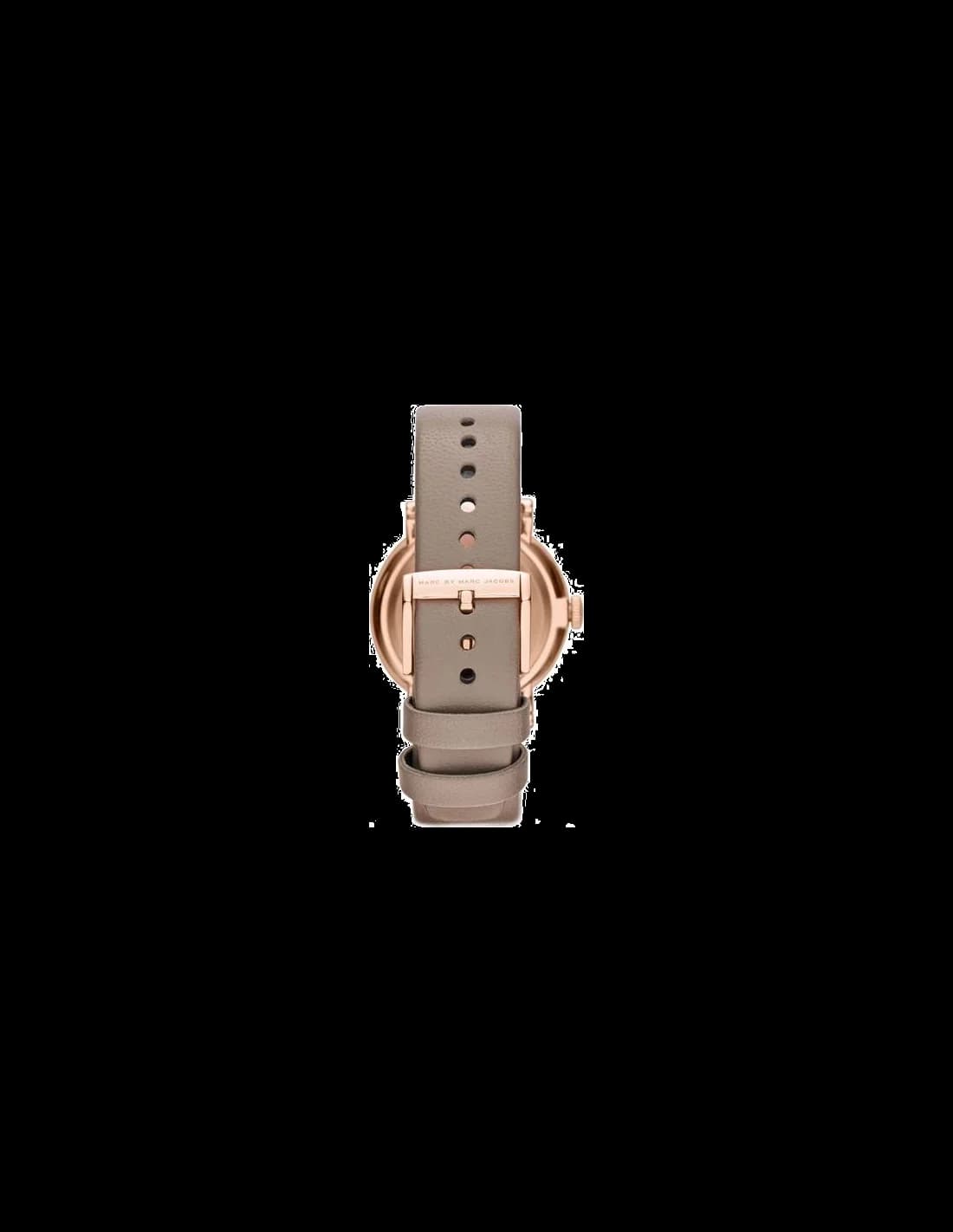 Marc Jacobs MBM1266 Rose Gold Plated Steel and Grey Leather Women's Watch vue 3