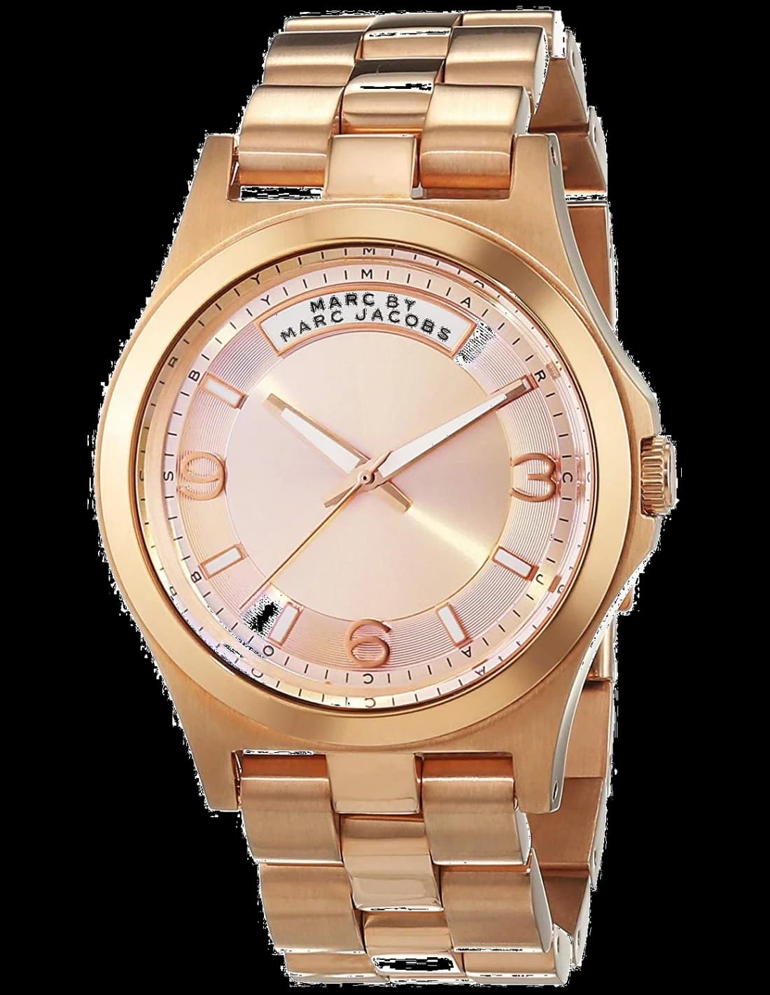 Marc Jacobs MBM3232 vue de côté, bracelet acier