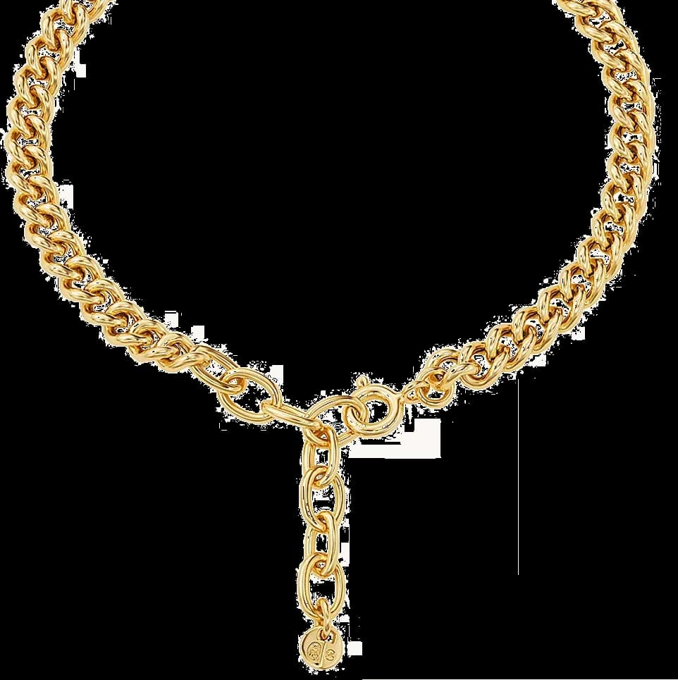Michael Kors Logo Chain Bracelet in 925 Silver with 14k Gold Plating vue 3