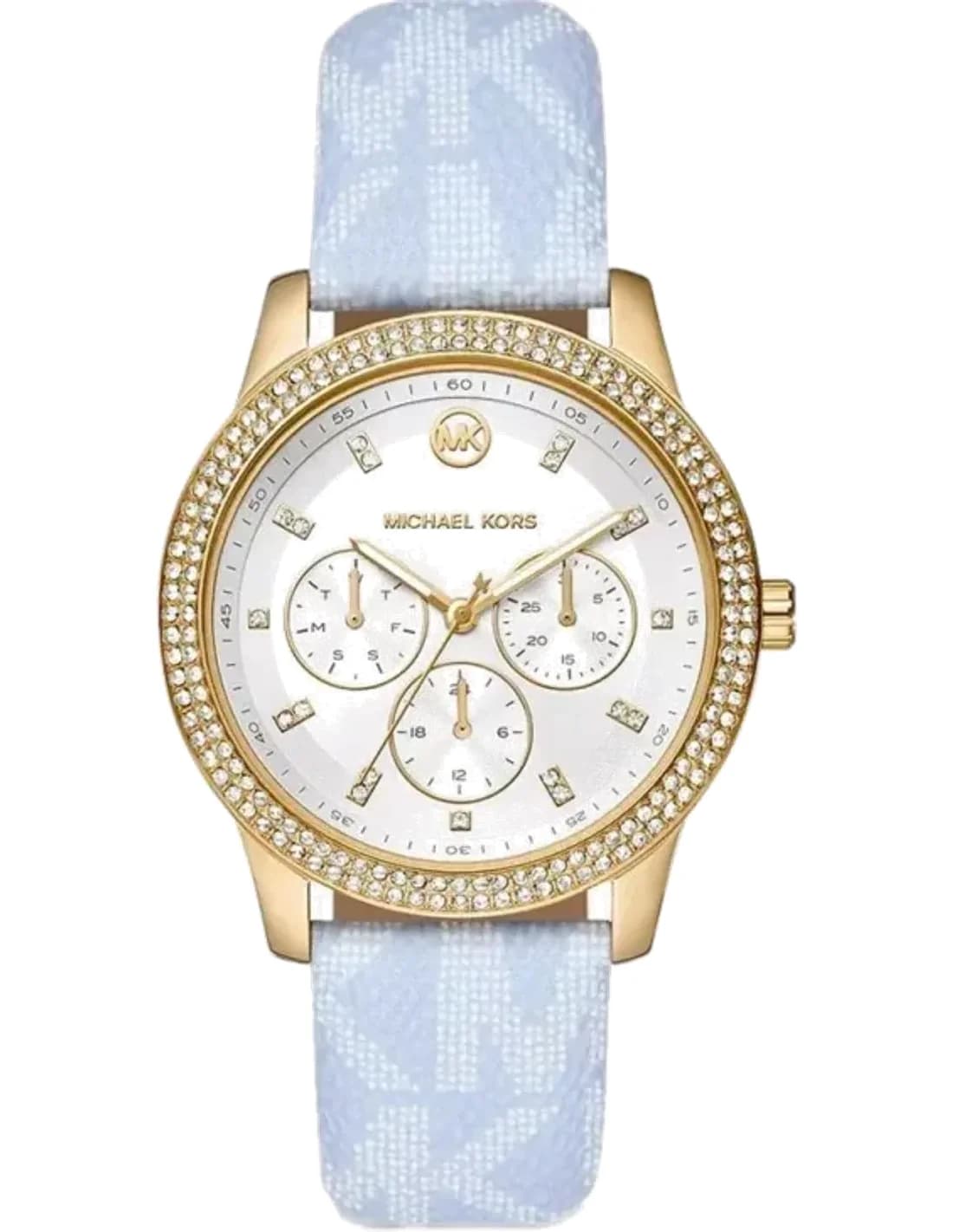 Michael Kors MK2965 vue de côté, bracelet cuir